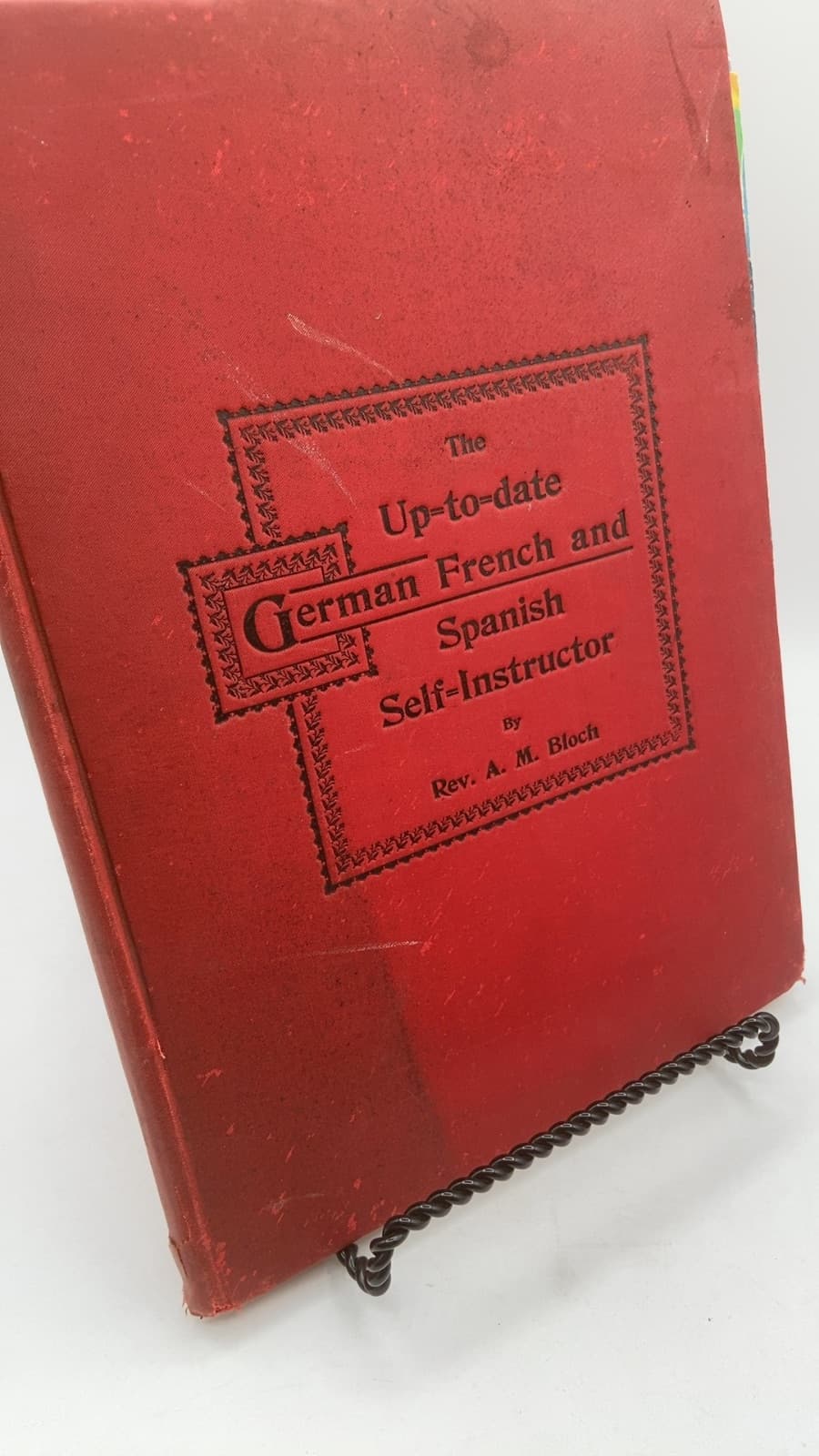The Up-to-date German, French and Spanish Self-Instructor by Rev. A. M. Bloch - front cover