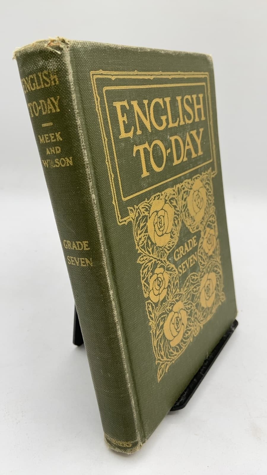 English TO-DAY Grade Seven by Charles S. Meek and Estaline Wilson - front cover
