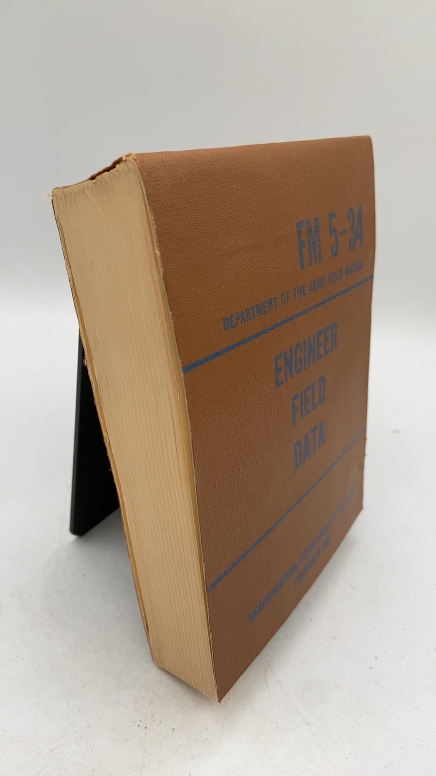 FM 5-34 Engineer Field Data - front cover