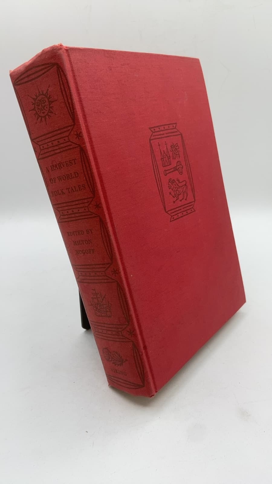 A Harvest of World Folk Tales by Milton Rugoff - front cover