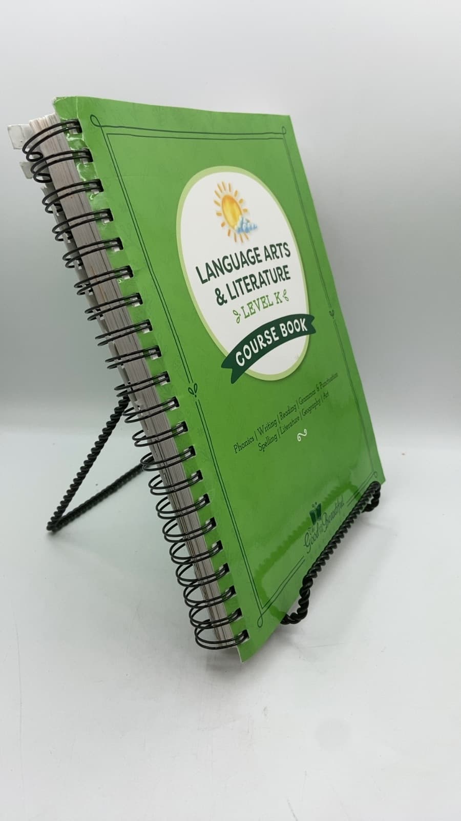 Language Arts & Literature Level K Course Book by Jenny Phillips and The Good and the Beautiful Team - front cover