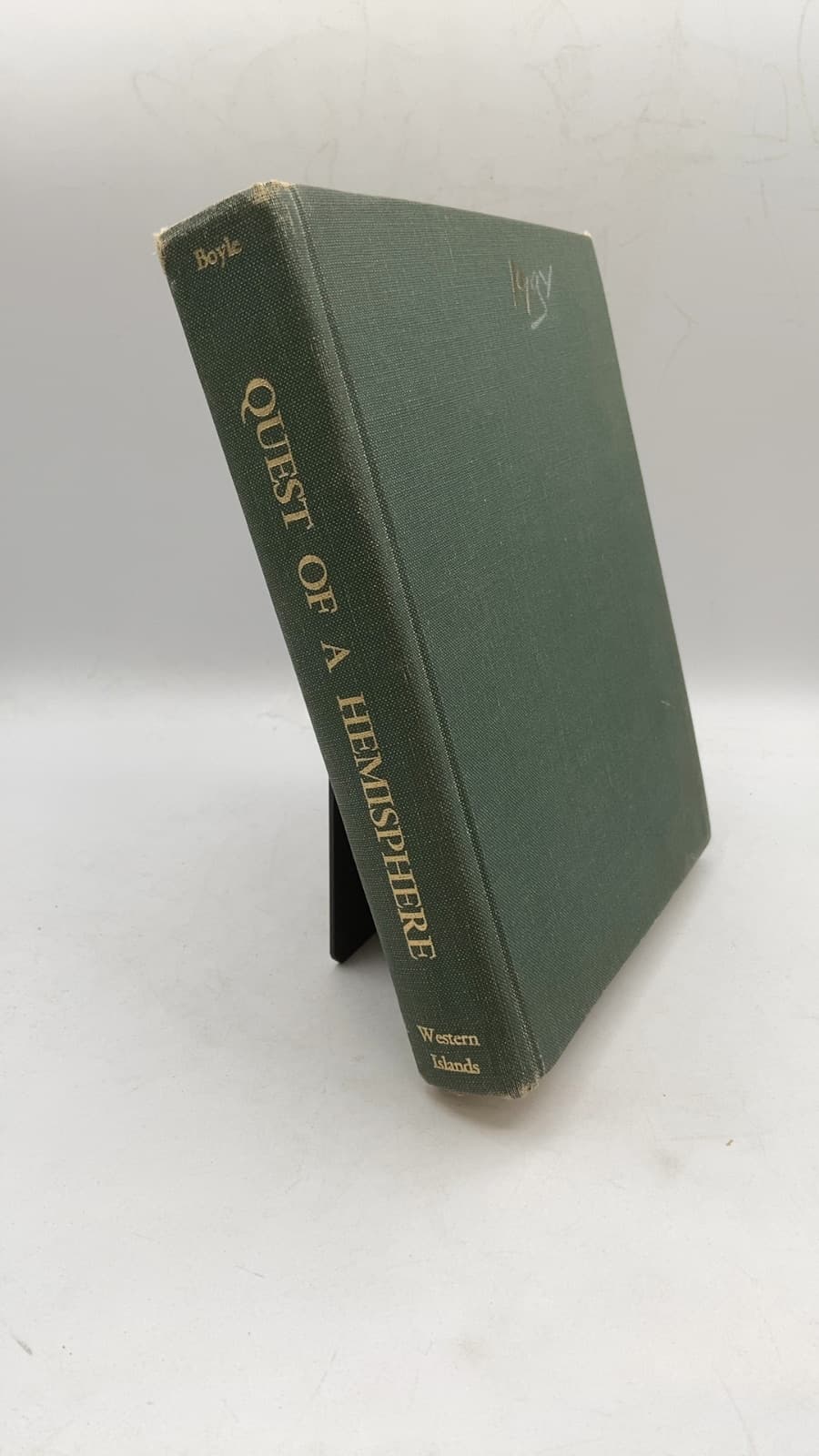 Quest OF A Hemisphere by Donzella Cross Boyle - front cover