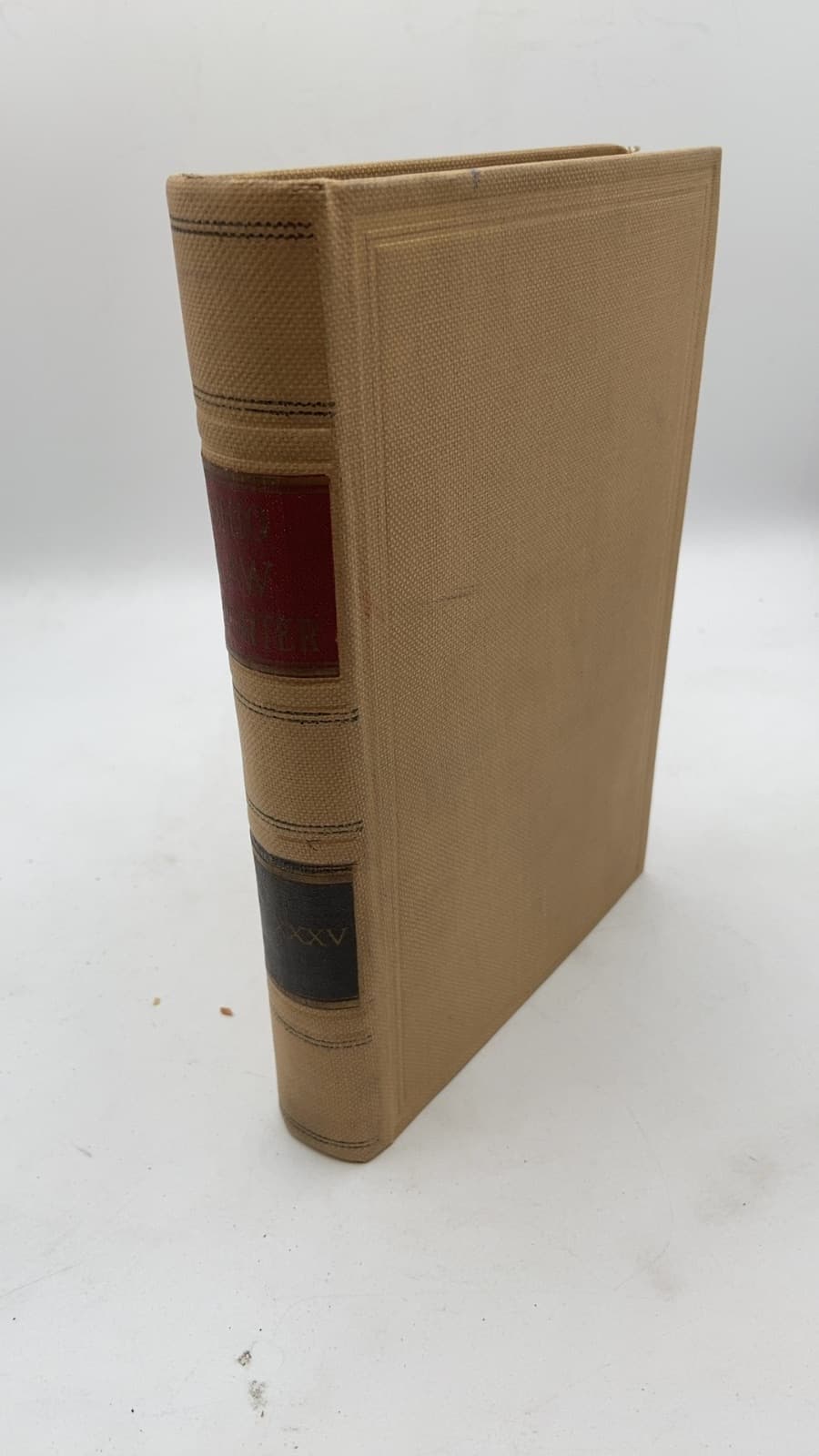 Vol 35. THE Ohio LAW Reporter by Vinton R. Shepard - front cover