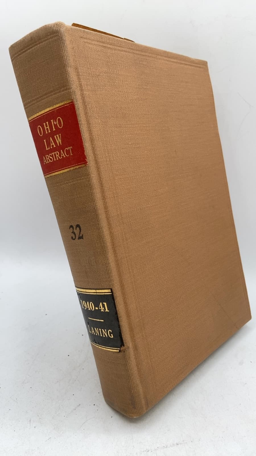 The Ohio Law Abstract Volume 32 by Sheldon R. Laning (Editor) - front cover