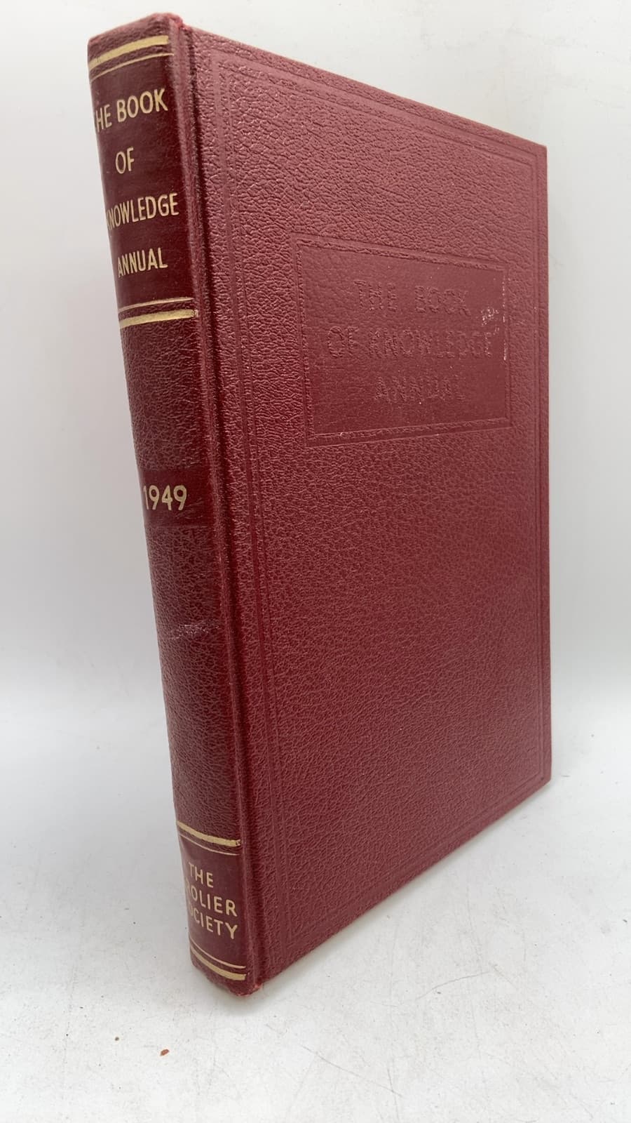 The Book of Knowledge Annual 1949 by E. V. McLoughlin - front cover