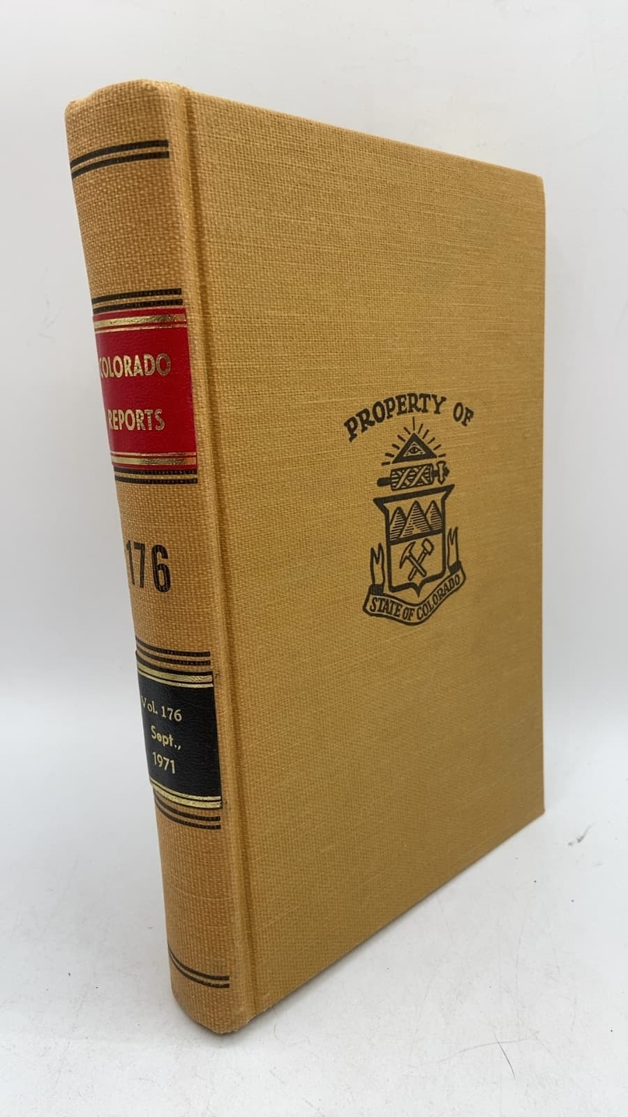 vol 176 Cases Argued and Determined in the Supreme Court of the State of Colorado - front cover