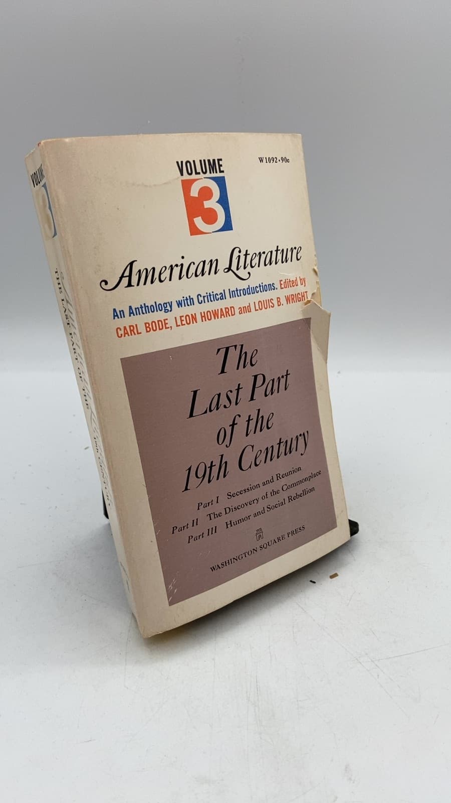American Literature: The Last Part of the 19th Century by Carl Bode, Leon Howard, Louis B. Wright - front cover