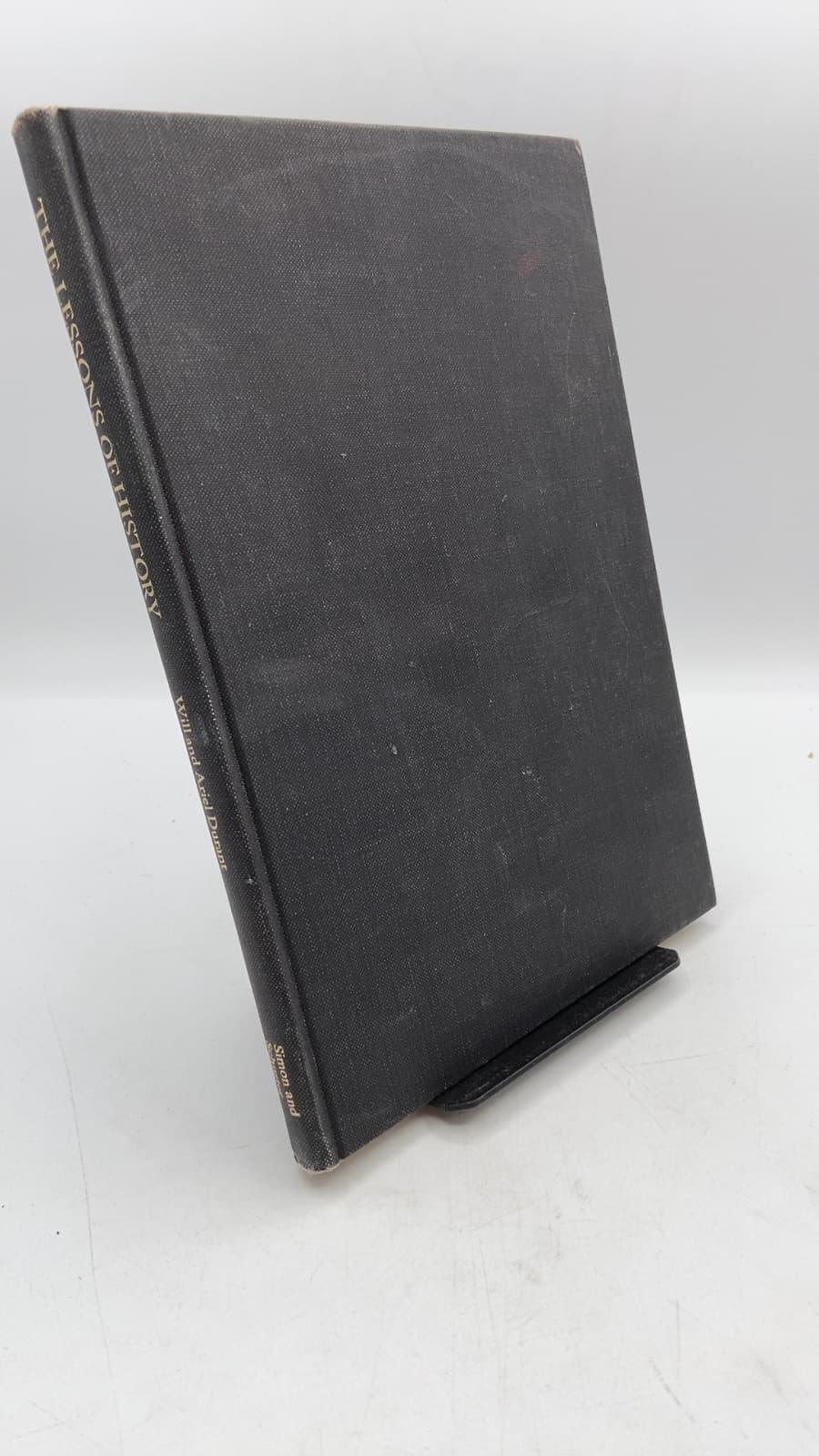 THE Lessons OF History by Will and Ariel Durant - front cover