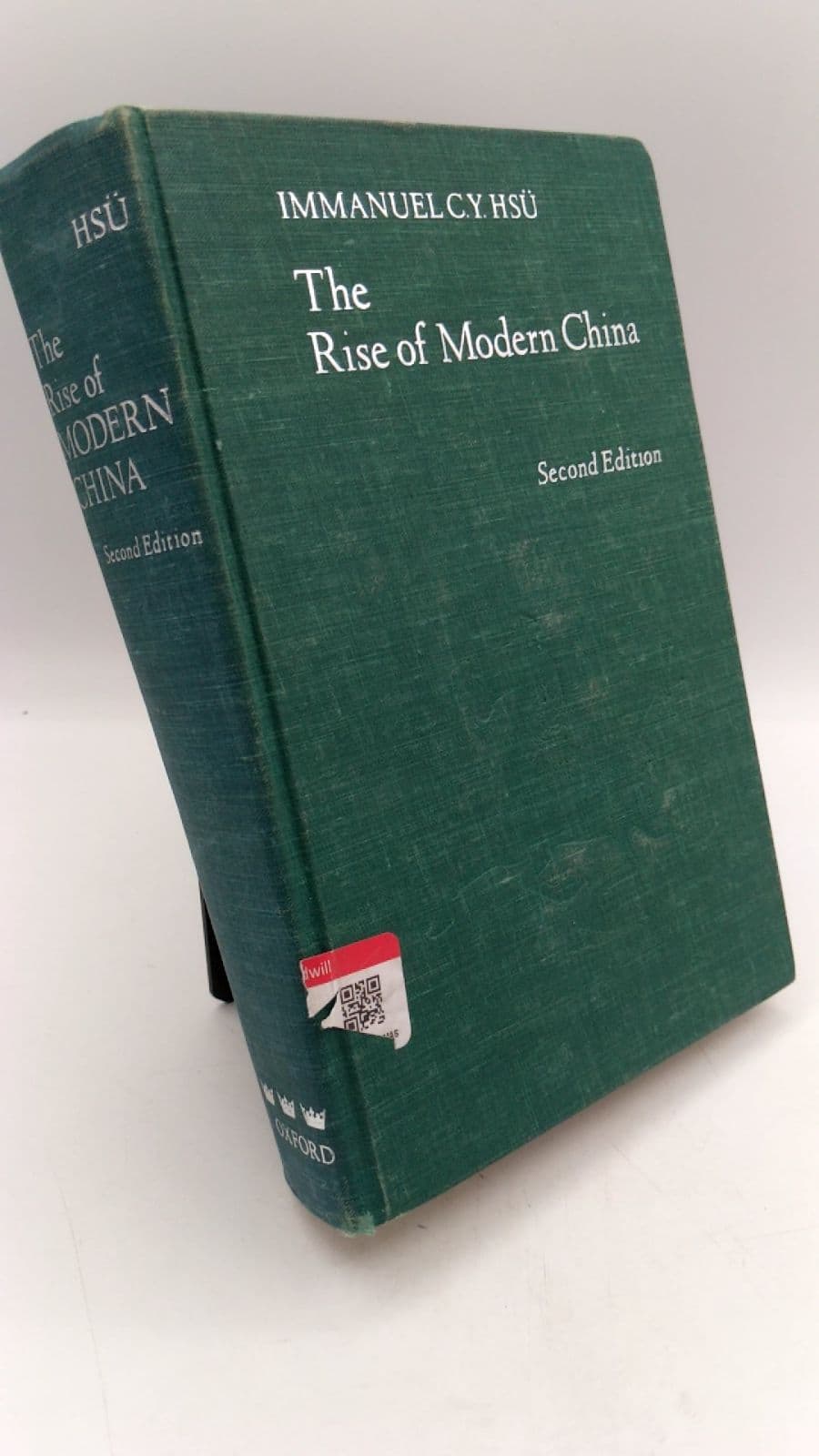 The Rise of Modern China by Immanuel C. Y. Hsü - front cover