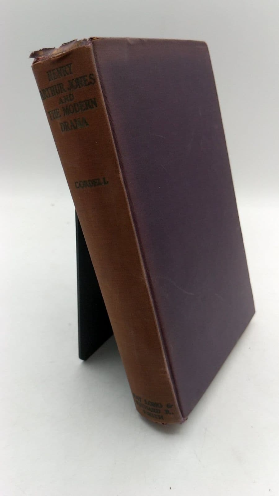Henry Arthur Jones and the Modern Drama by Richard A. Cordell - front cover
