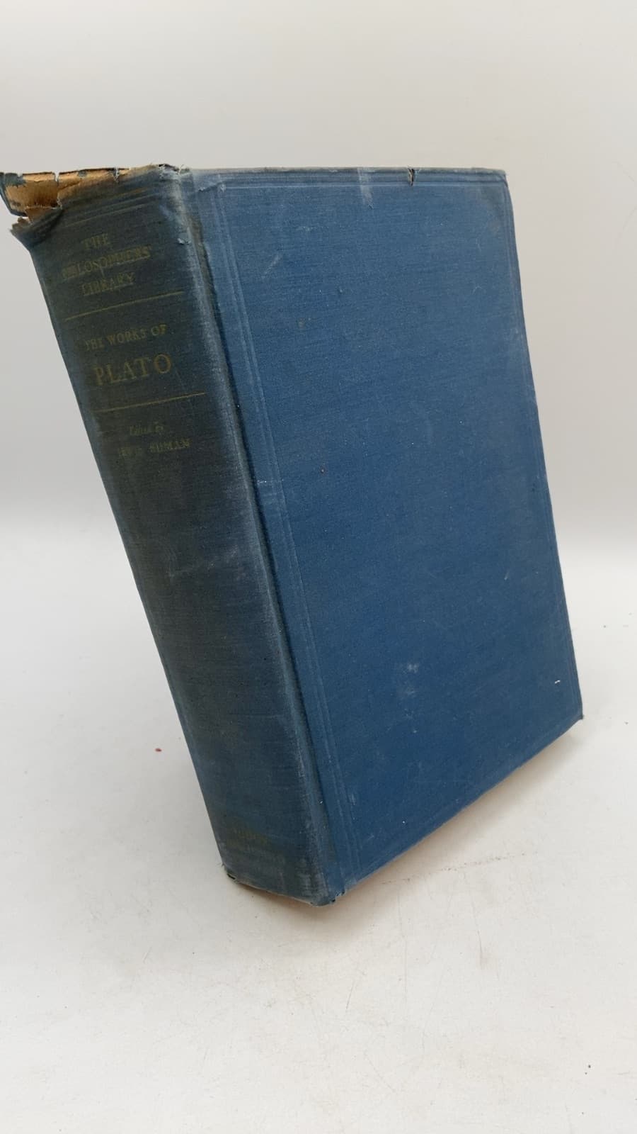 THE Works OF Plato by Irwin Edman - front cover