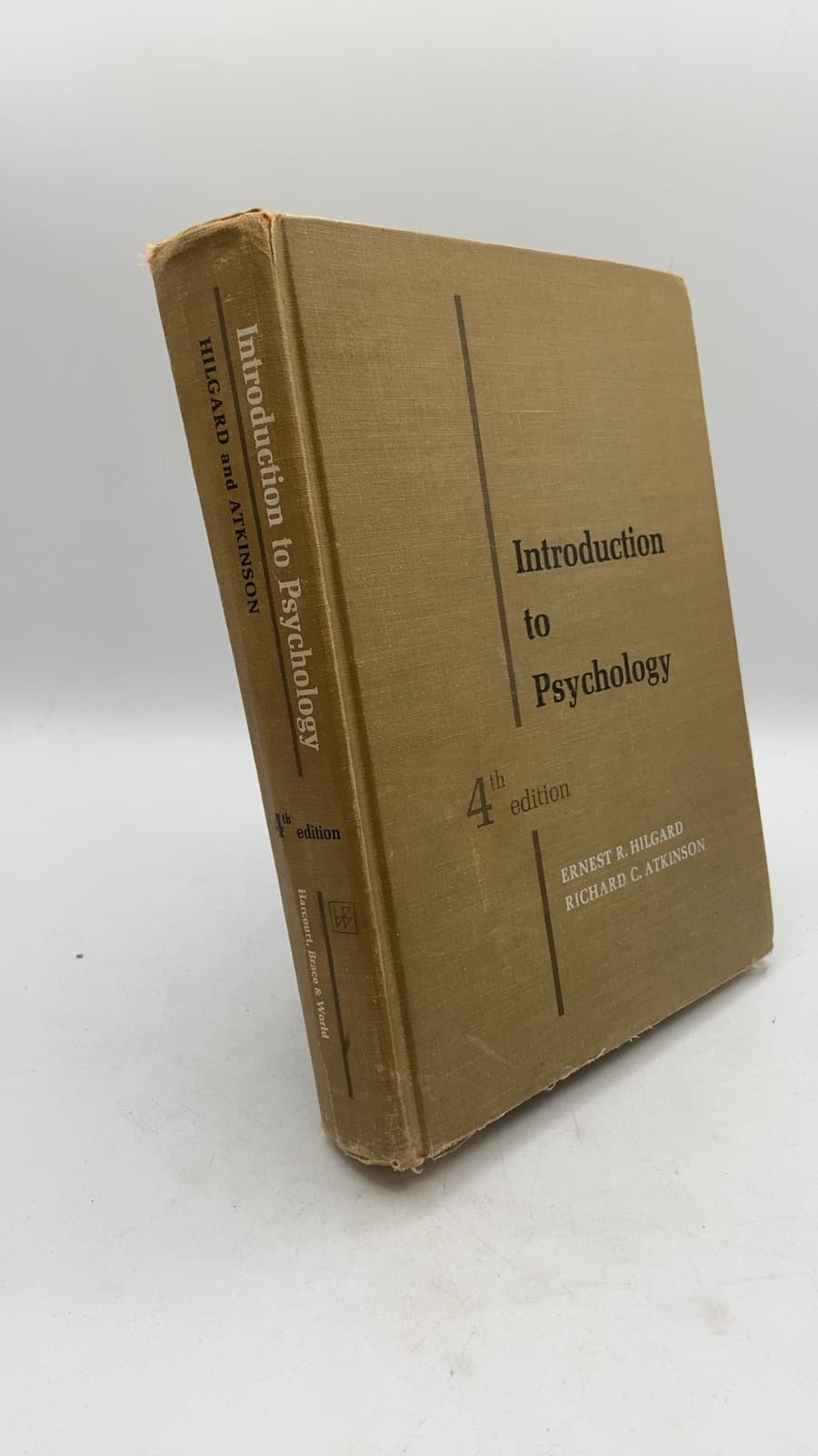 Introduction to Psychology by Ernest R. Hilgard, Richard C. Atkinson - front cover