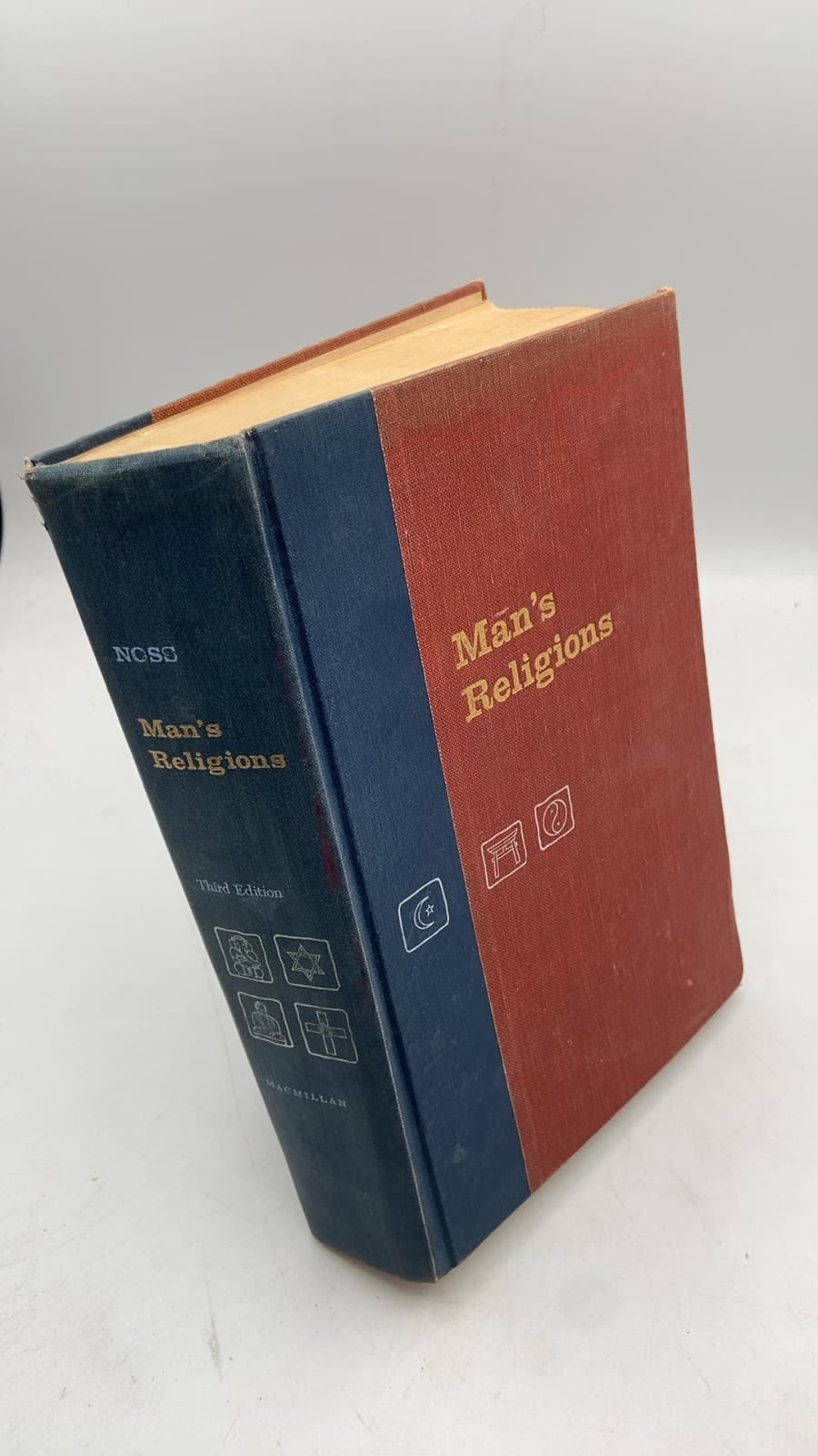Man's Religions by John B. Noss - front cover