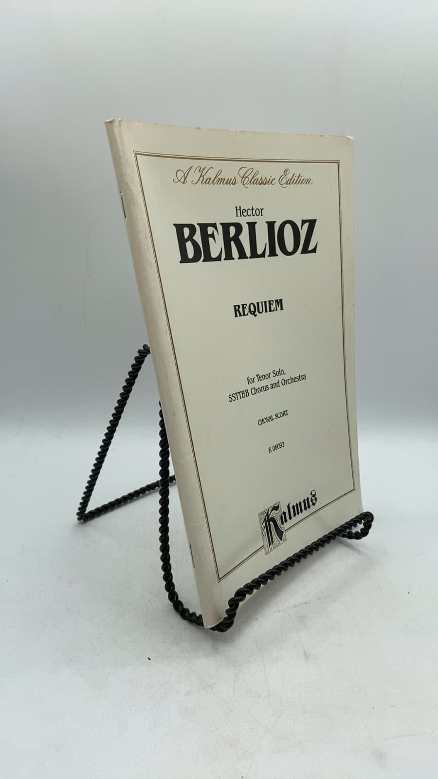 Requiem by Hector Berlioz - front cover