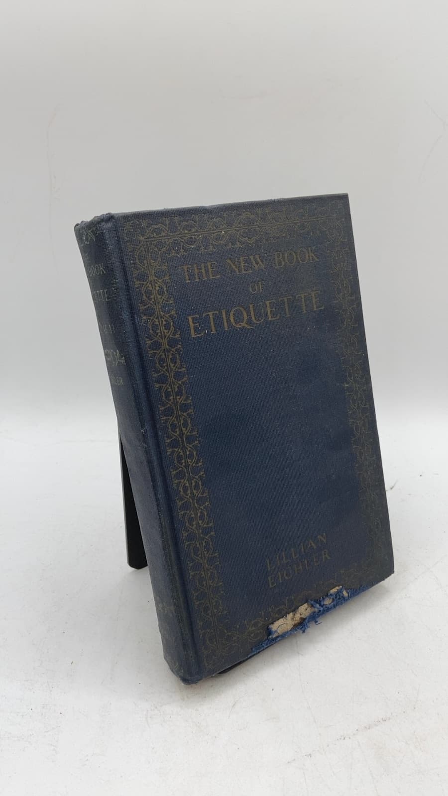 THE NEW Book OF Etiquette by Lillian Eichler - front cover