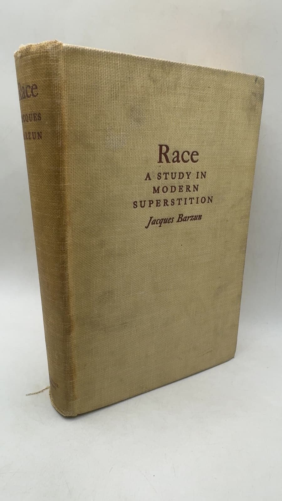 Race: A Study in Modern Superstition by Jacques Barzun - front cover