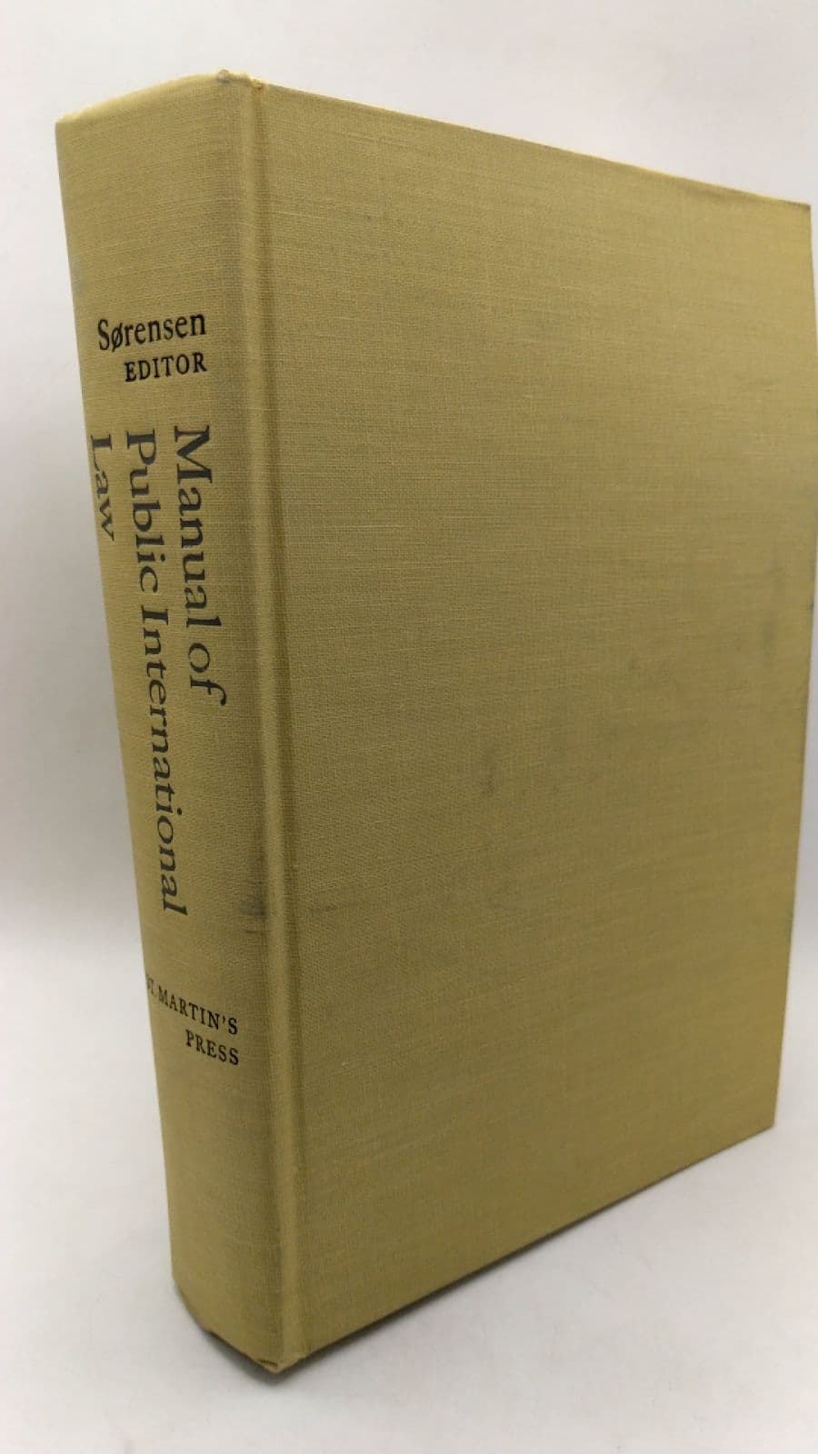 Manual of Public International Law by Max Sørensen - front cover