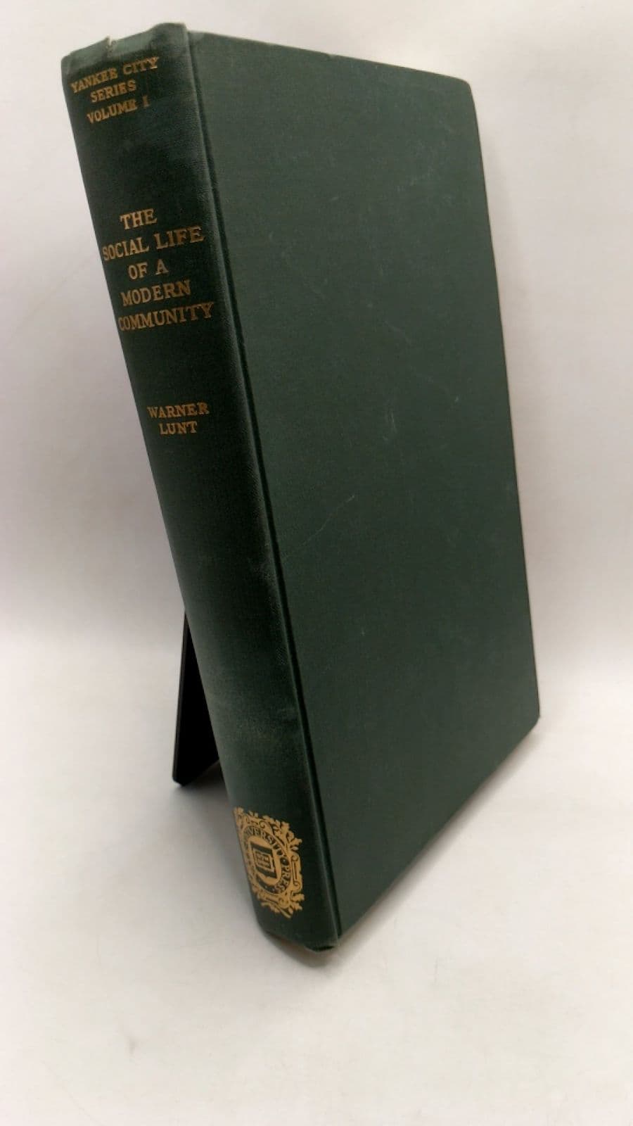 THE Social Life OF A Modern Community by W. Lloyd Warner and Paul S. Lunt - front cover