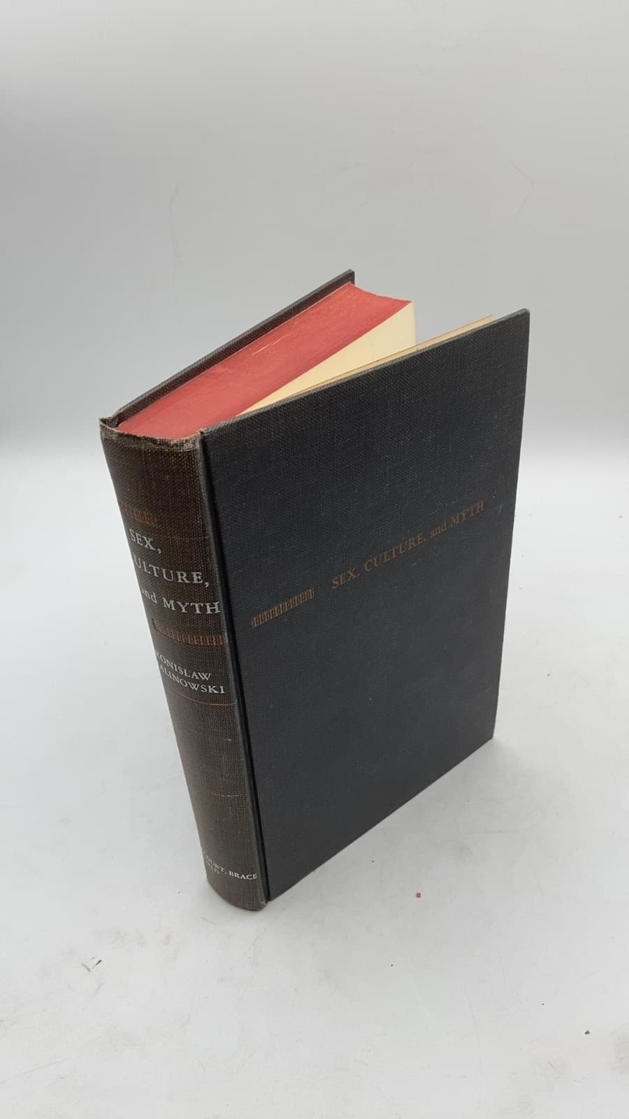 Sex, Culture, and Myth by Bronislaw Malinowski - front cover