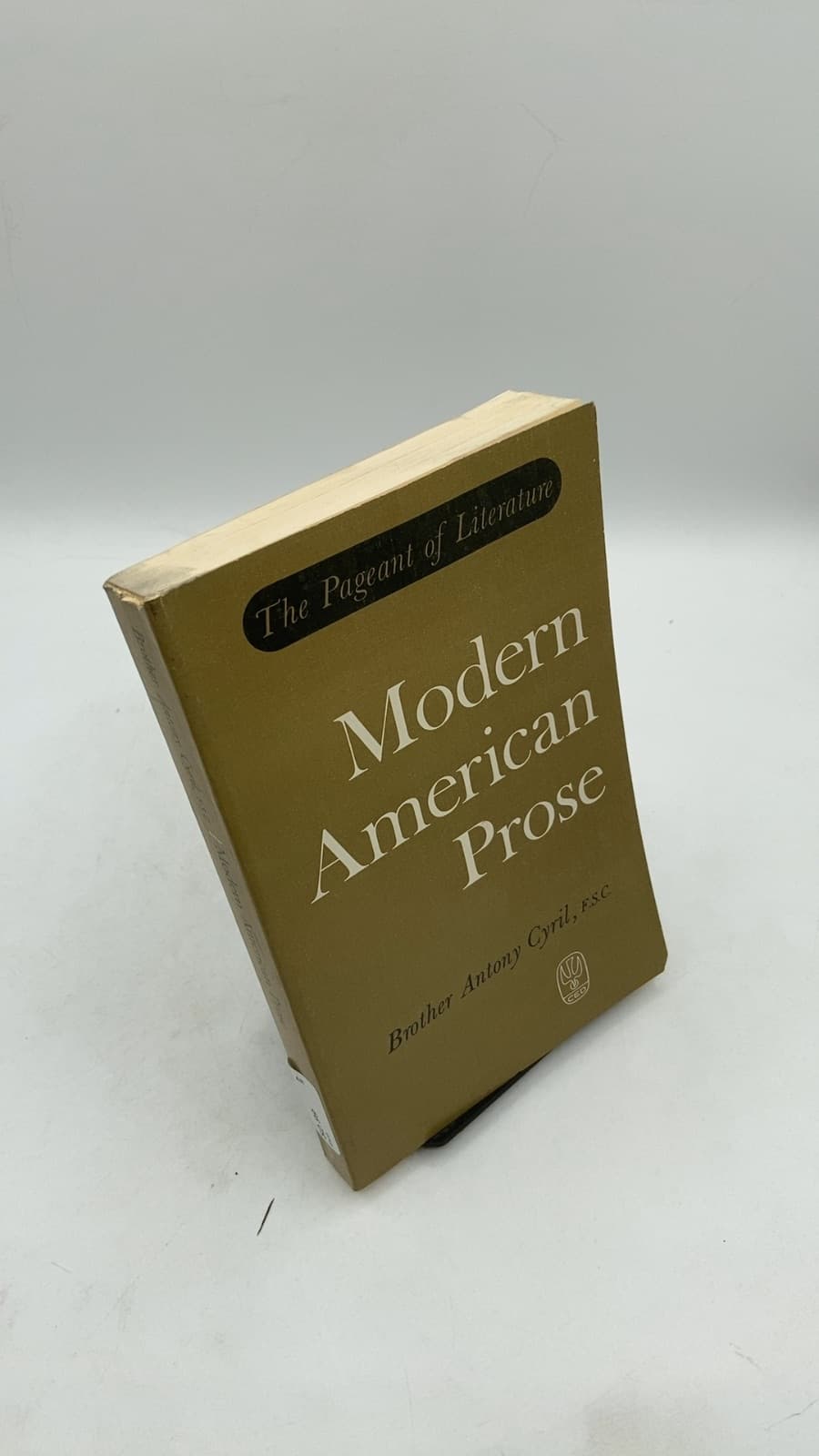 Modern American Prose by Brother Antony Cyril, F.S.C. - front cover