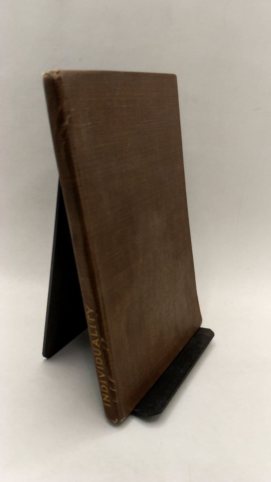 Individuality by Edward L. Thorndike - front cover