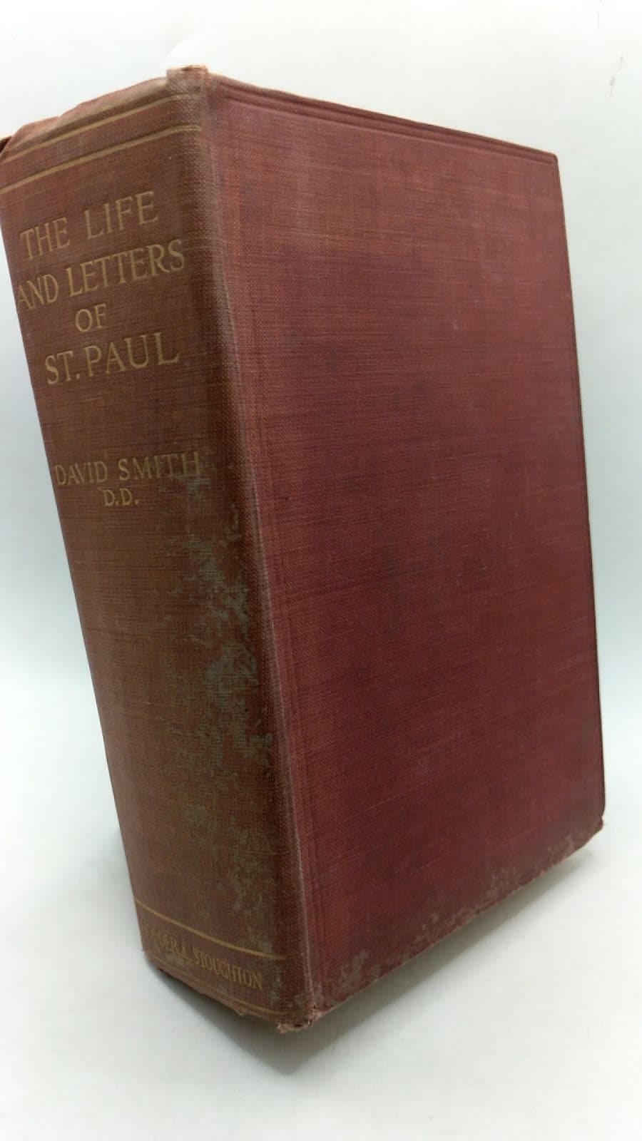 THE Life AND Letters OF St. Paul by The Rev. David Smith, M.A., D.D. - front cover