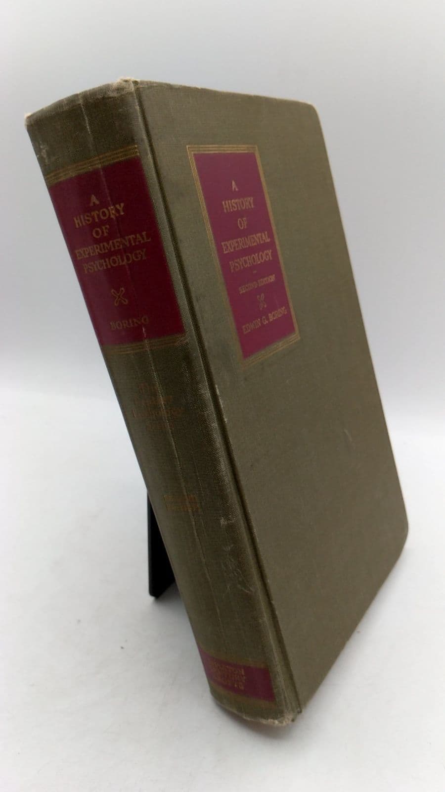 A History of Experimental Psychology 2nd ed. by Edwin G. Boring - front cover