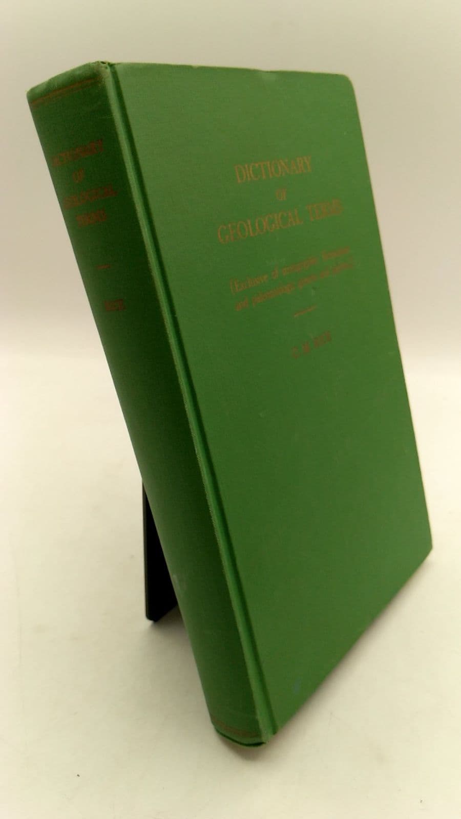Dictionary OF Geological Terms by C. M. Rice - front cover