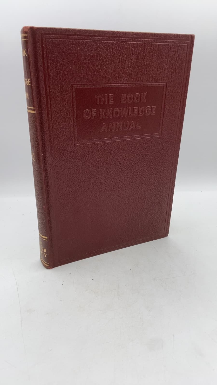 The Book of Knowledge Annual by Editor: E. V. McLoughlin - front cover