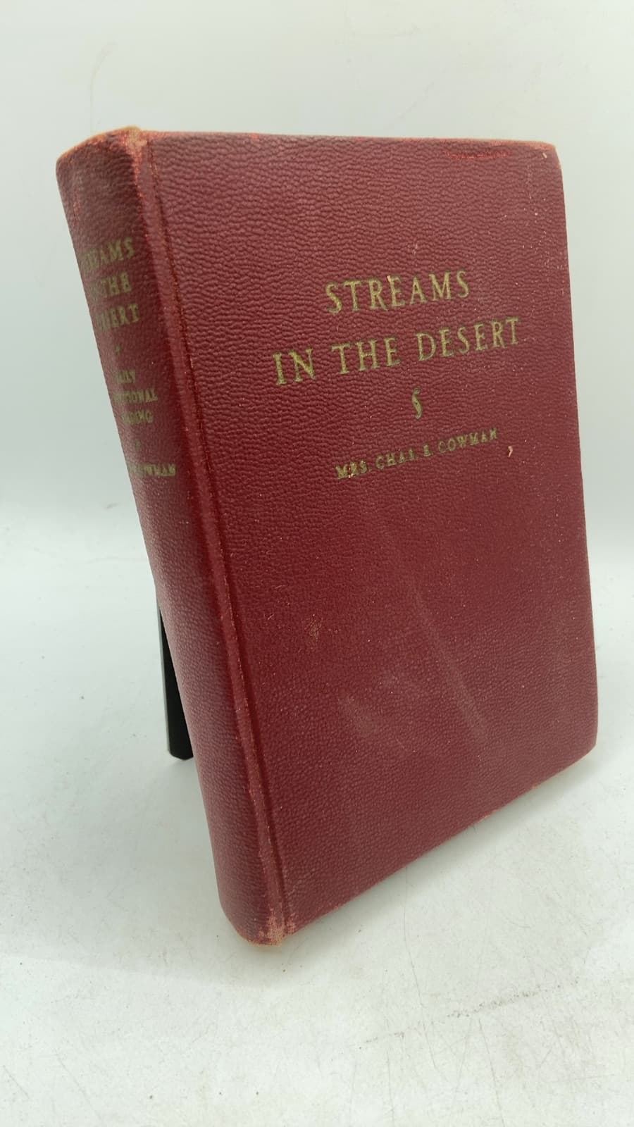 Streams in the Desert by Mrs. Chas. E. Cowman - front cover
