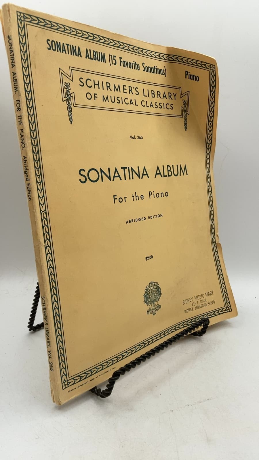 Sonatina Album by Ludwig Klee, Louis Kohler, and Adolf Ruthardt - front cover