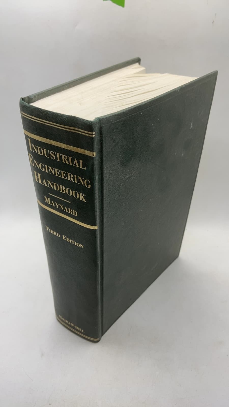 Industrial Engineering Handbook by H. B. Maynard - front cover