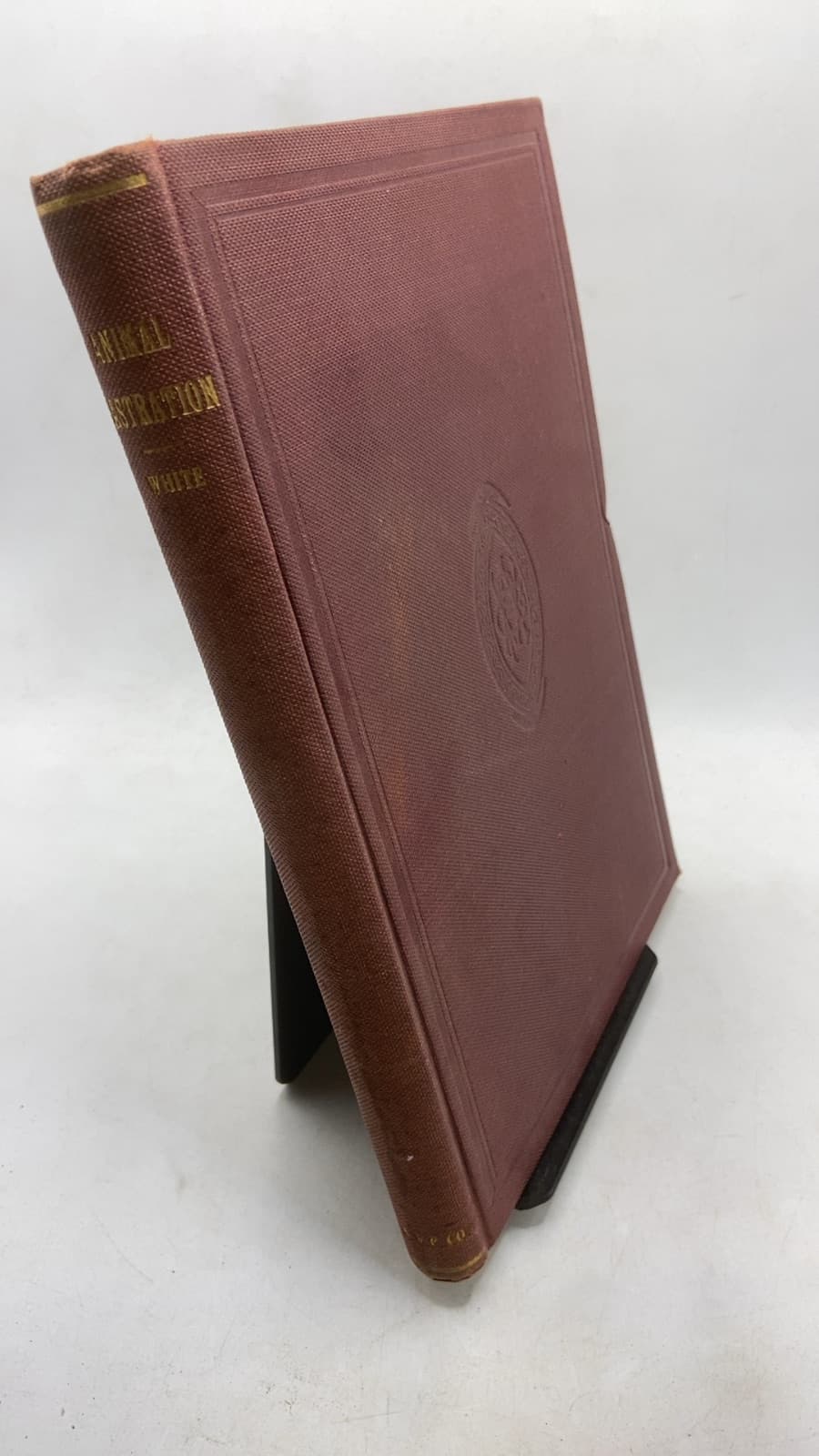 Animal Castration by George R. White, M.d., D.v.s. - front cover