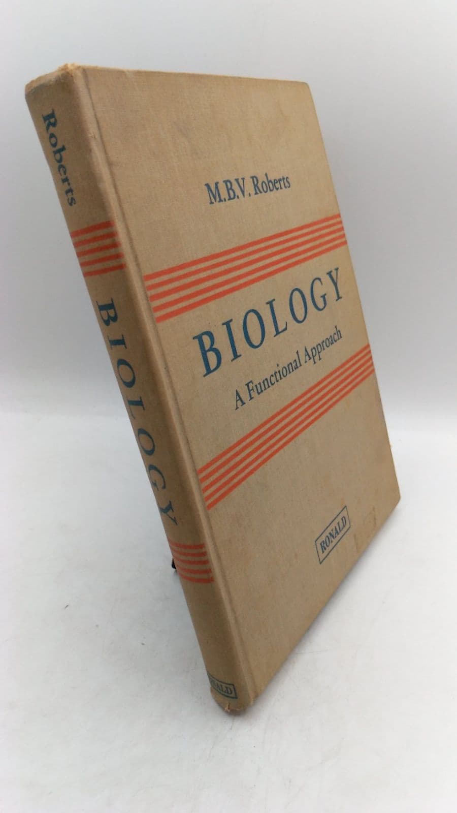 Biology: A Functional Approach by M.B.V. Roberts - front cover