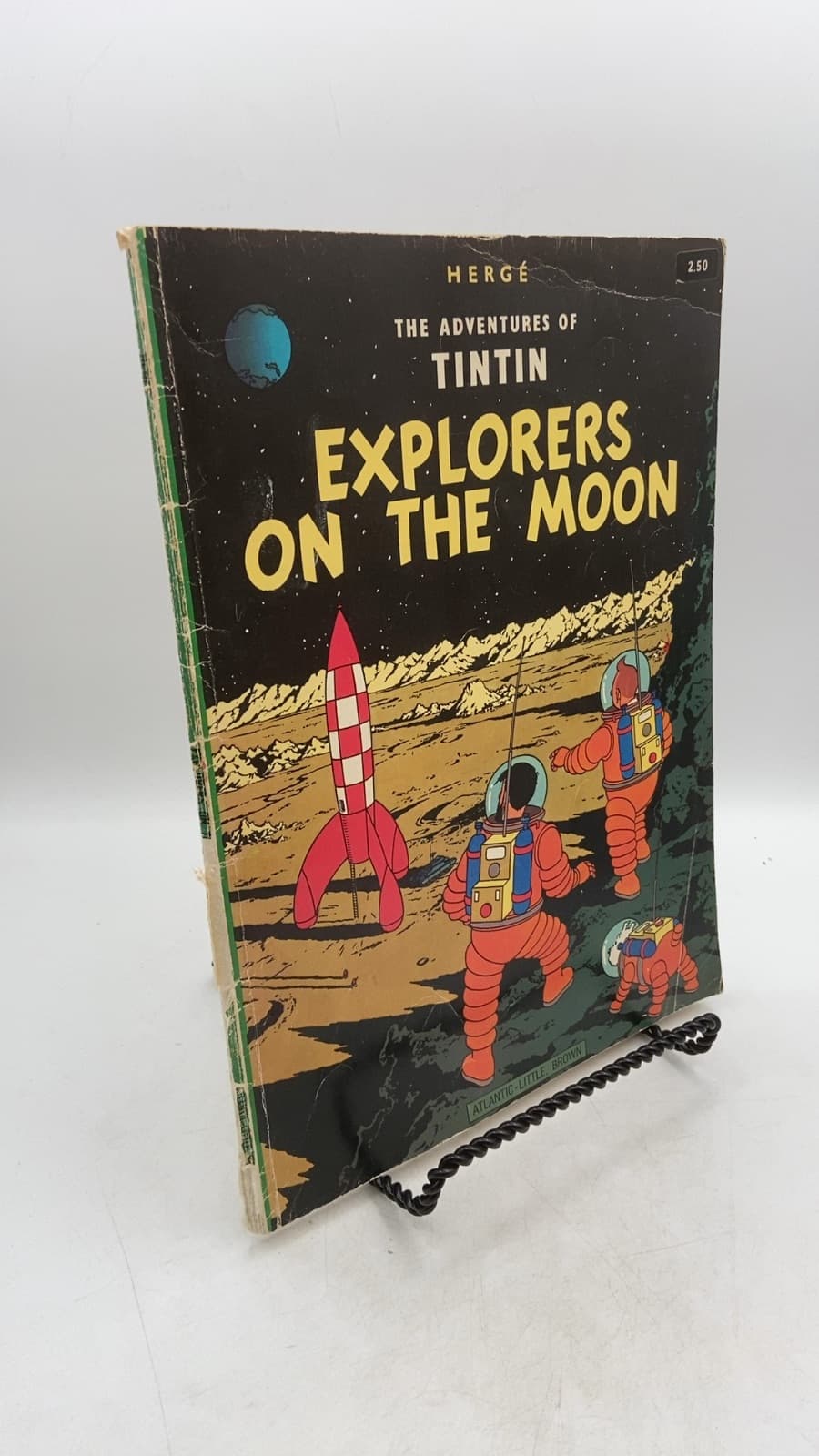 Explorers on the Moon by Hergé - front cover