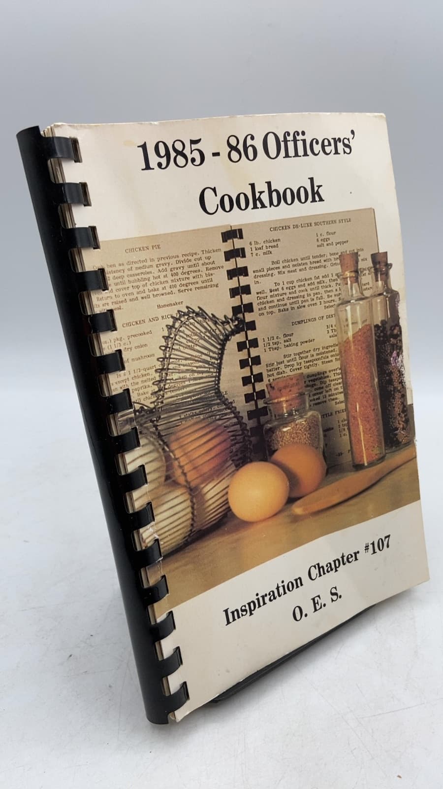 1985 - 86 Officers' Cookbook - front cover