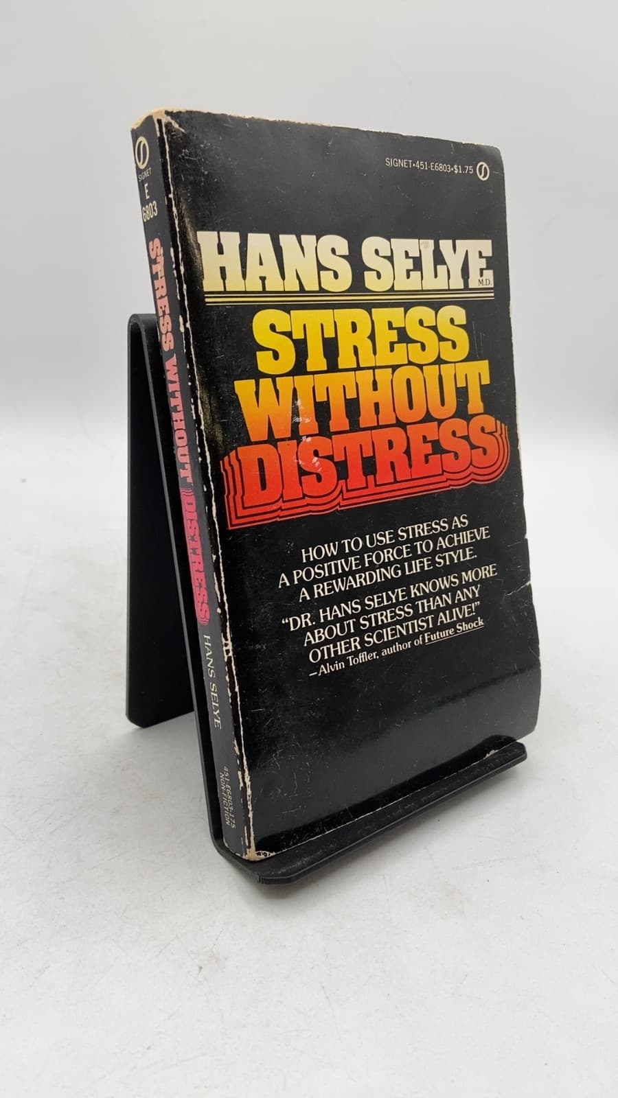 Stress without Distress by Hans Selye, M.D. - front cover