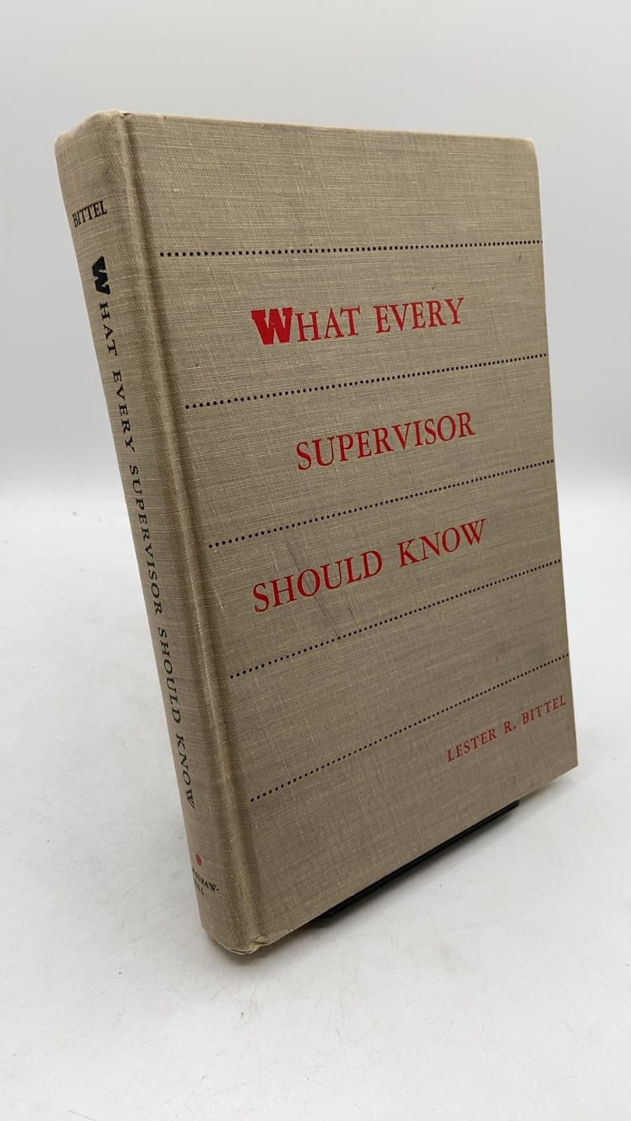 What Every Supervisor Should Know by Lester R. Bittel - front cover