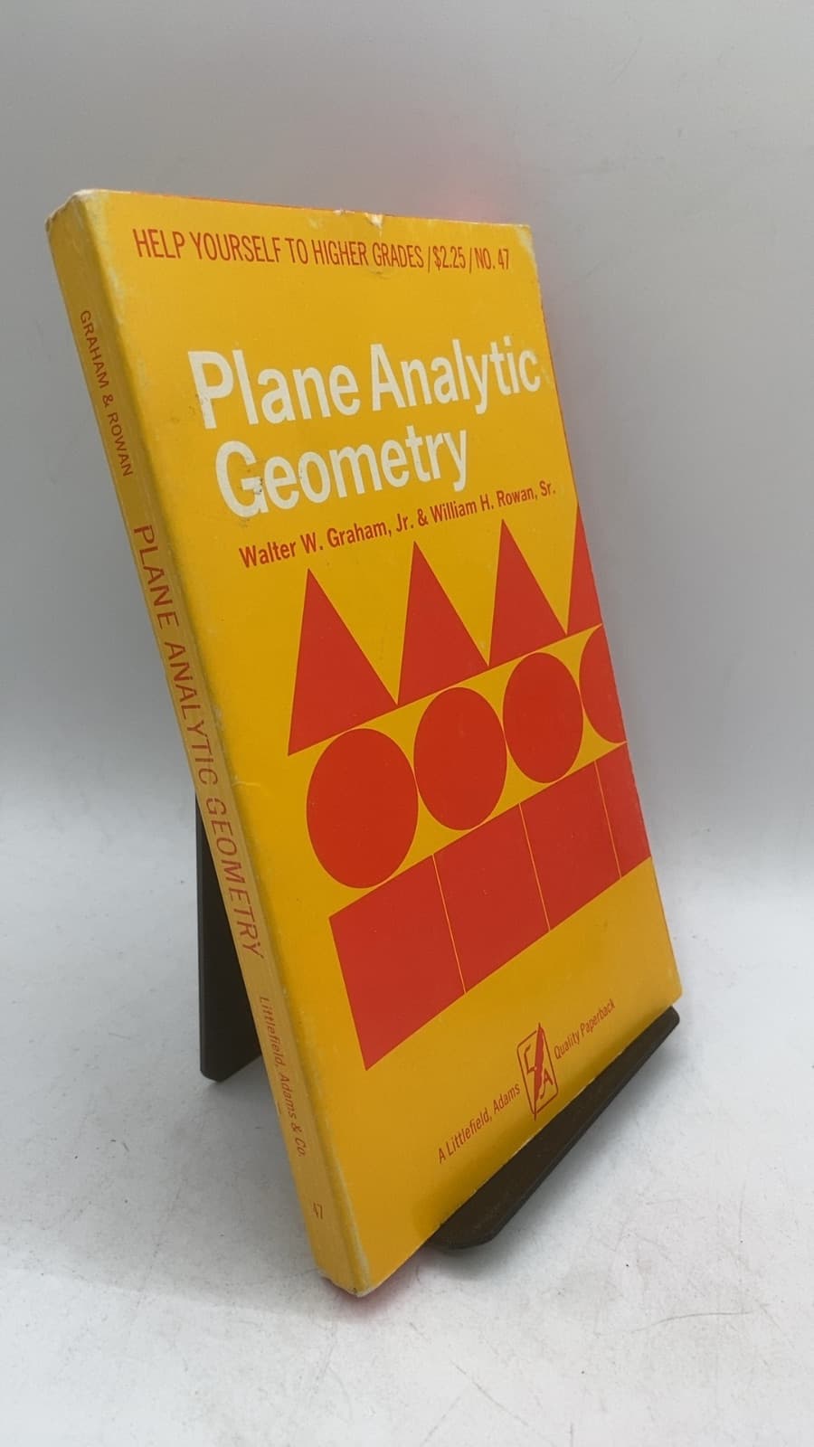 Plane Analytic Geometry by Walter W. Graham, Jr. and William H. Rowan, Sr. - front cover