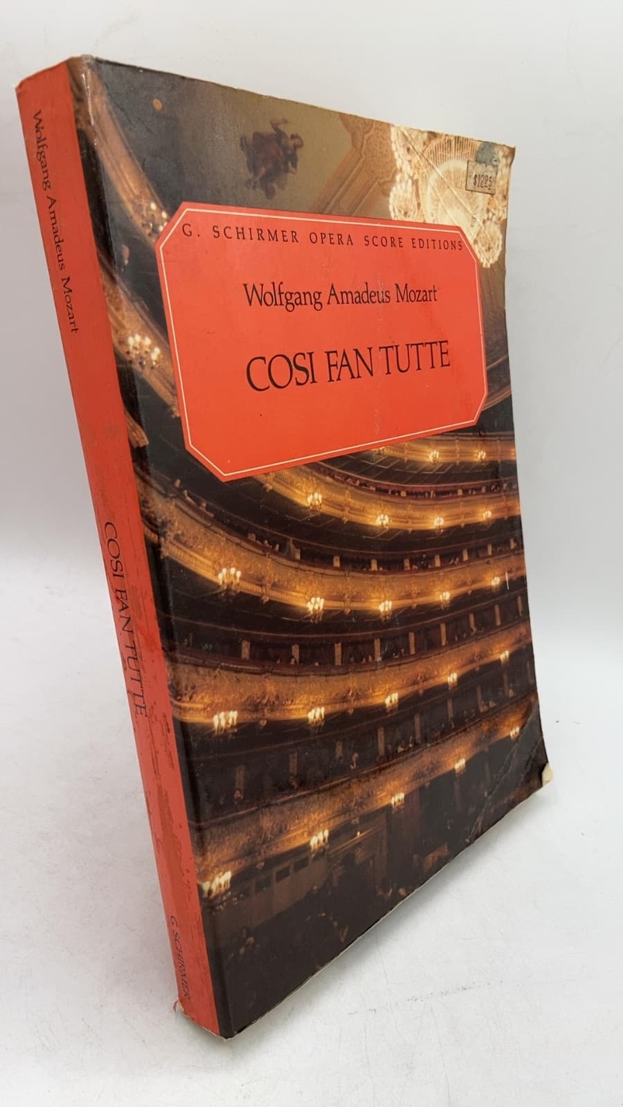 Cosi Fan Tutte by Wolfgang Amadeus Mozart - front cover