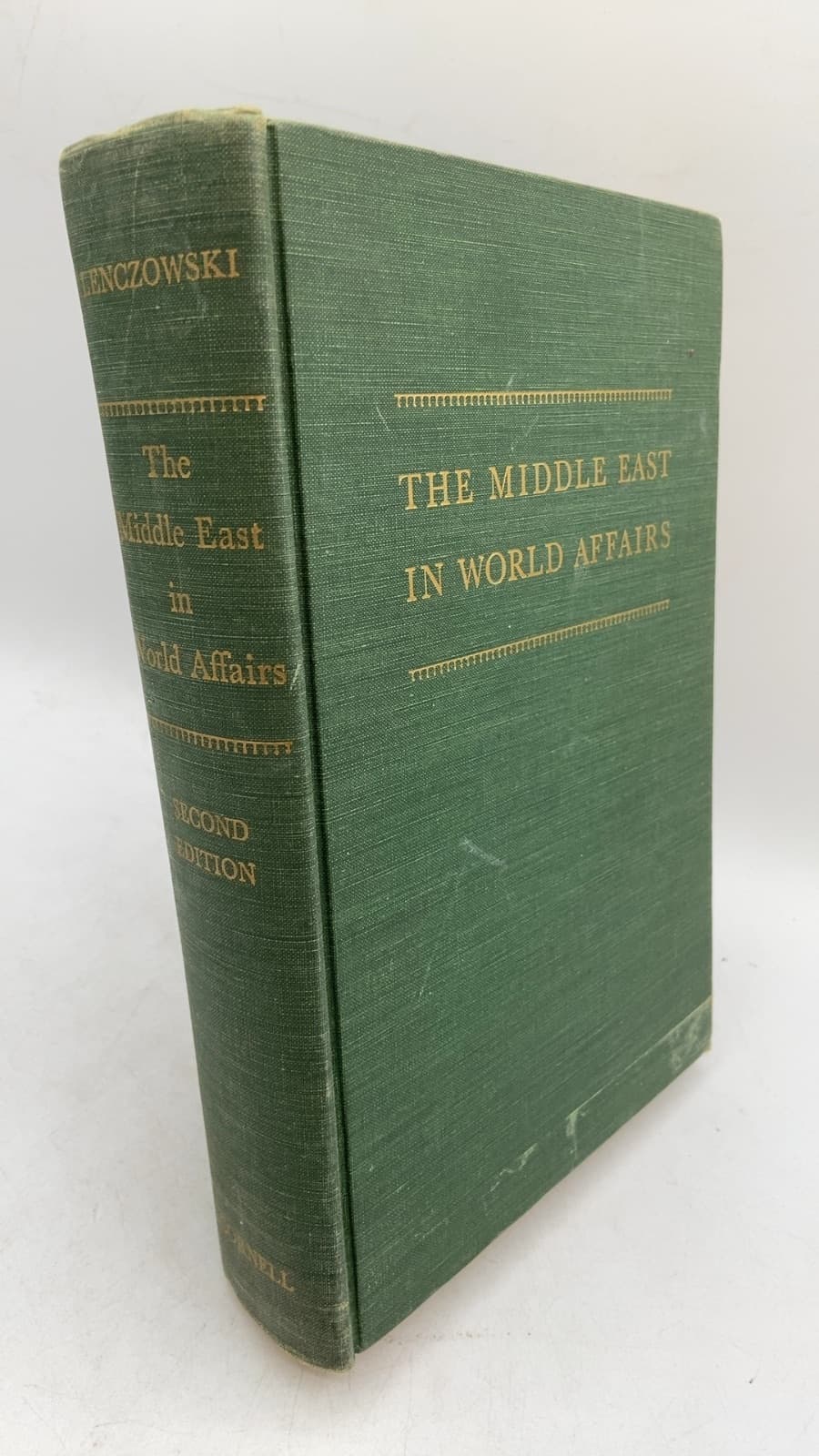 The Middle East in World Affairs by George Lenczowski - front cover