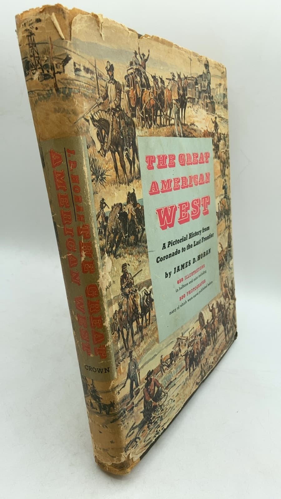 The Great American West by James D. Horan - front cover