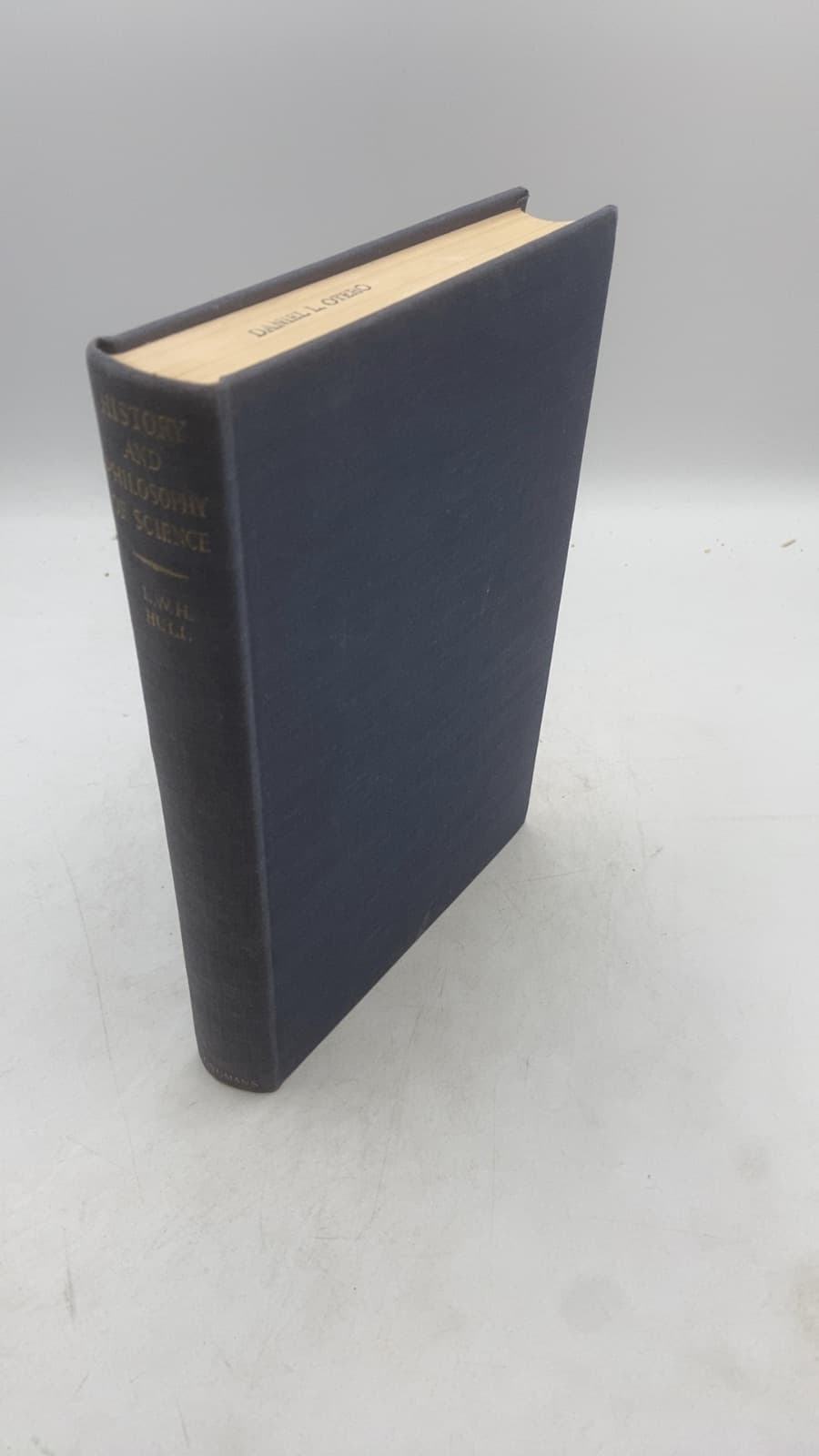History and Philosophy of Science: An Introduction by L. W. H. Hull - front cover