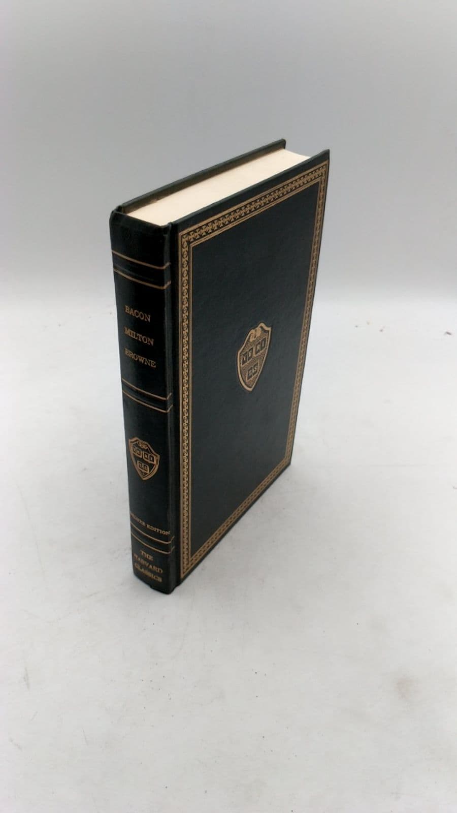 Essays, Civil and Moral and The New Atlantis / Areopagitica and Tractate on Education / Religio Medici by Francis Bacon, John Milton, Sir Thomas Browne - front cover
