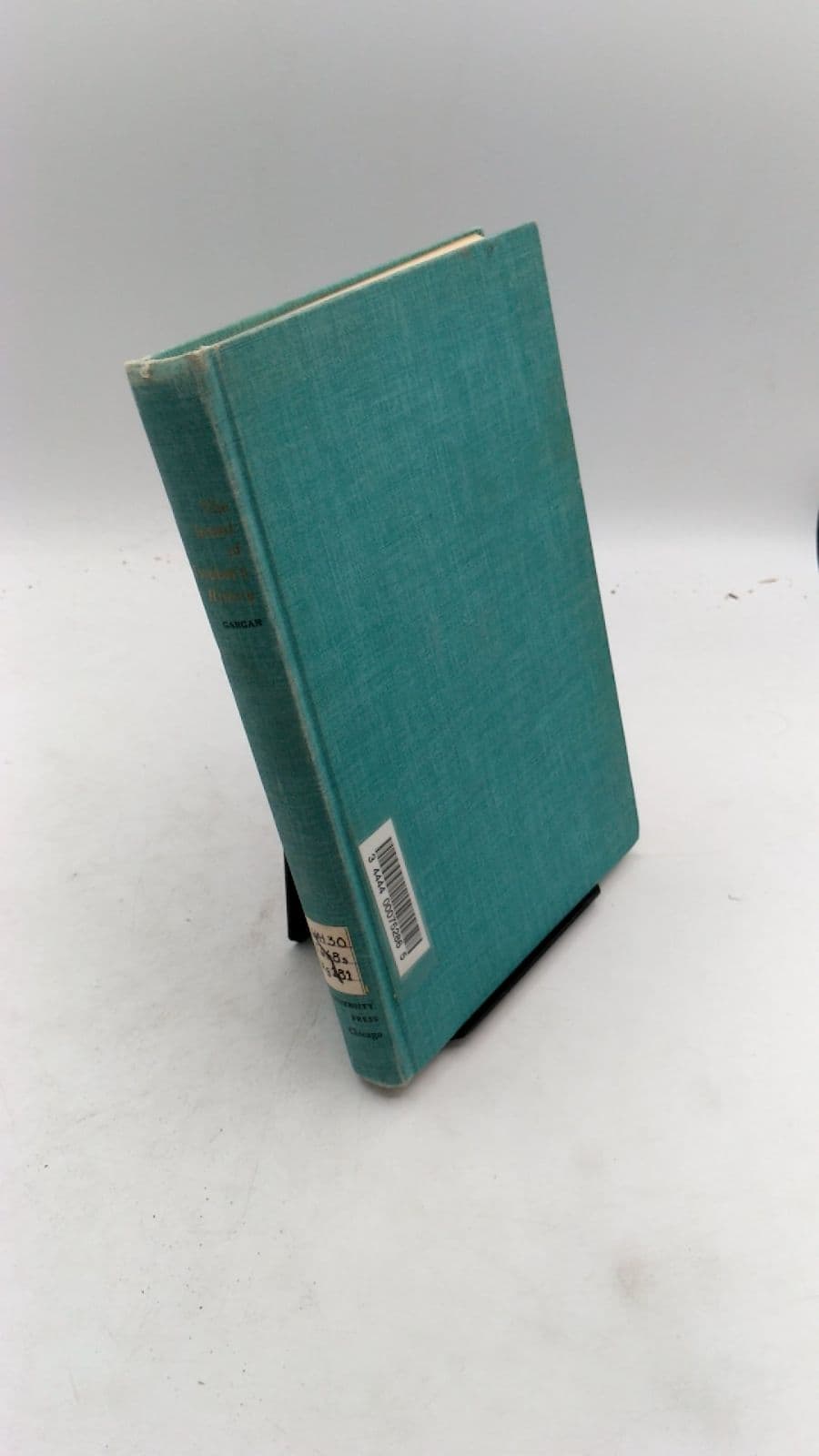 THE Intent OF Toynbee's History by Edward T. Gargan (Editor) - front cover
