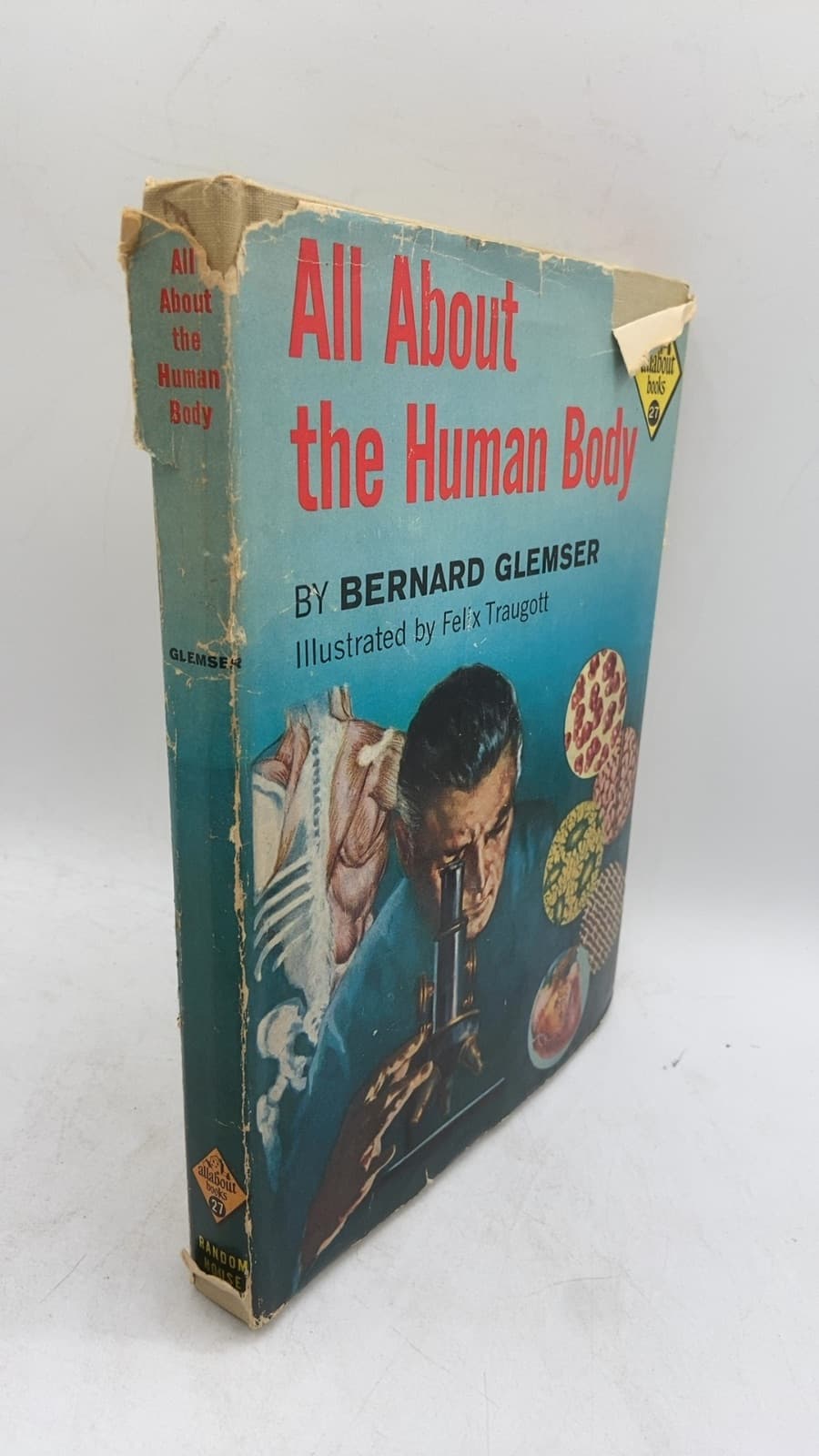 All About the Human Body by Bernard Glemser - front cover