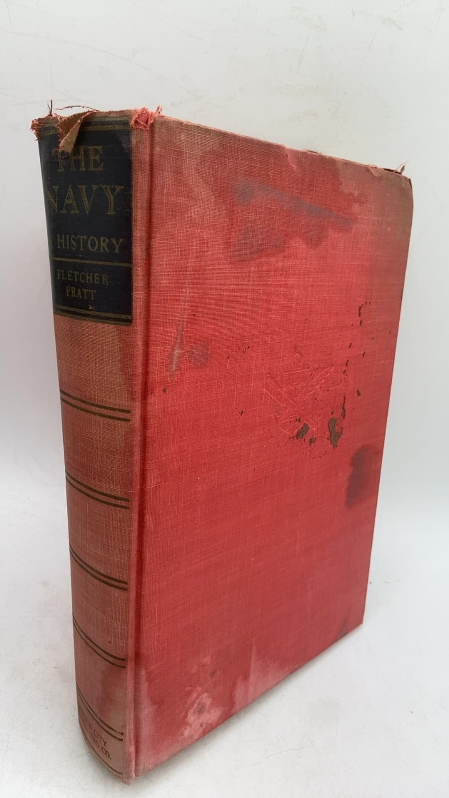 THE Navy A History by Fletcher Pratt - front cover