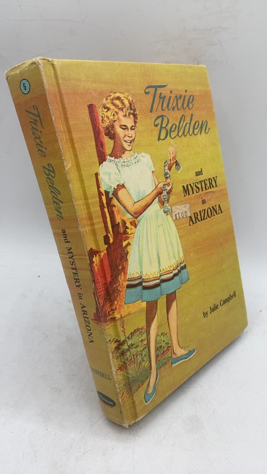 Trixie Belden and Mystery in Arizona by Julie Campbell - front cover