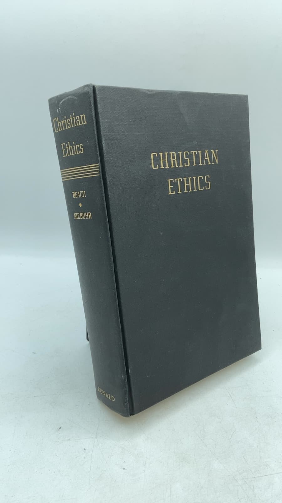Christian Ethics: Sources of the Living Tradition by Waldo Beach and H. Richard Niebuhr - front cover