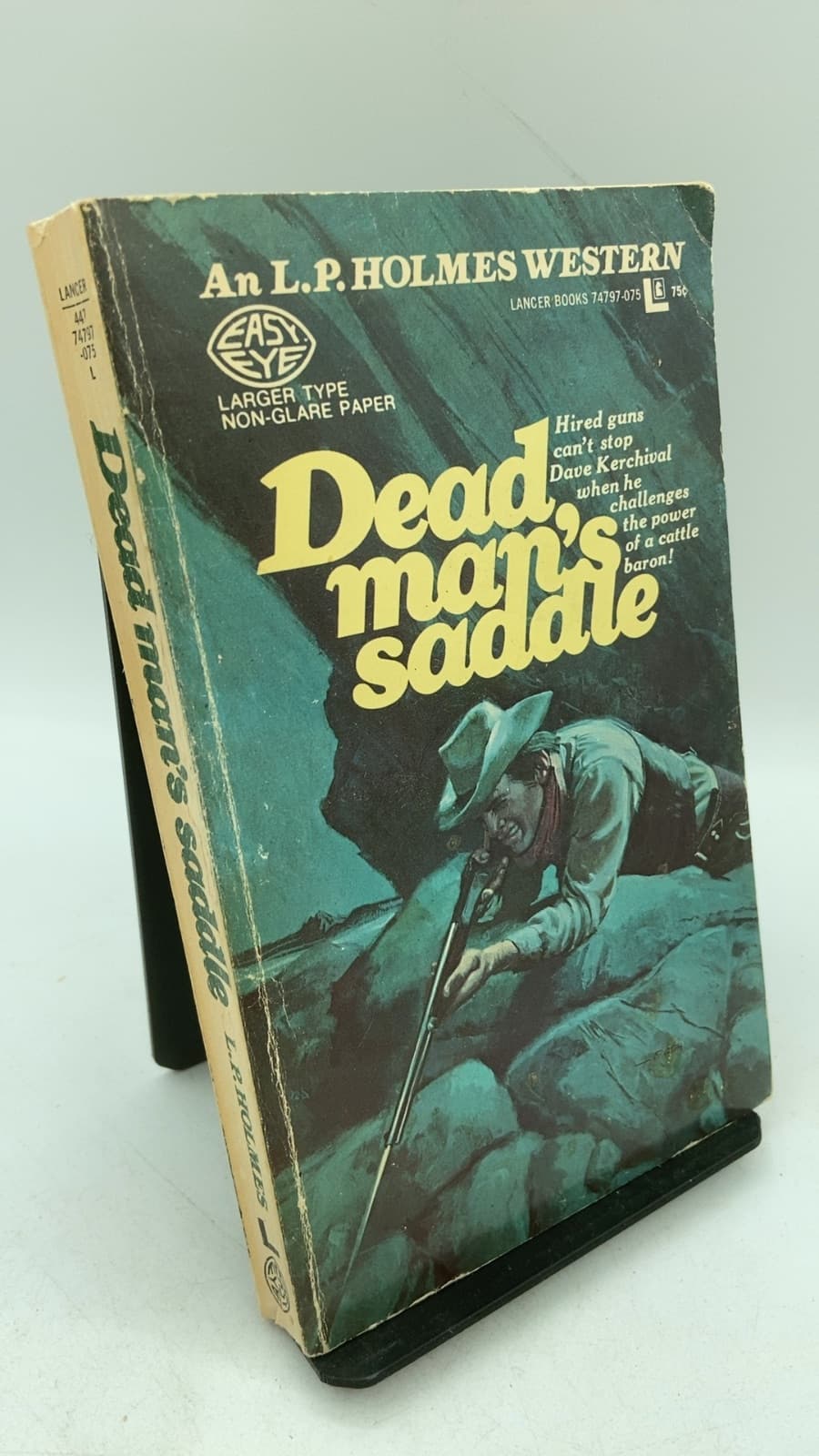 Dead Man's Saddle by L. P. Holmes - front cover